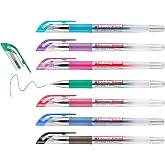 edding 2185 jel roller - siyah, kırmızı, mavi, yeşil, mor, pembe, a&ccedil;ık mavi - 7 kalem - 0,7 mm