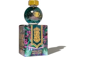 Ferris Wheel Press Fountain Pen Ink, FerriTales Collection, Dark Teal with Duochrome Gold/Pink Shimmer and Red Sheen, 20 ml