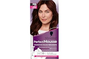 Schwarzkopf - Perfect Mousse - Coloration Cheveux - Mousse Permanente sans Ammoniaque - Masque Soin 96 % d'ingrédients d'origine naturelle - Brun Rouge 388