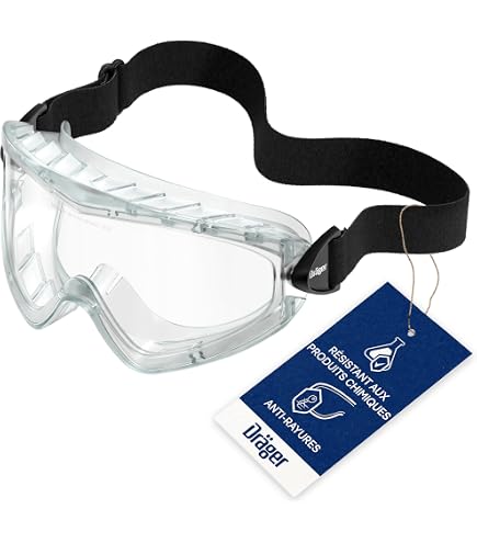Lunettes De Sécurité Dräger X-pect 8520 - Anti-UV, Anti-buée - Polycarbonate