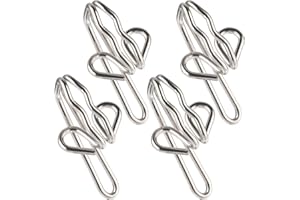 The Bead Shop Hochleistungs-Metallvorhanghaken (50er Pack) Vorhänge, Gardinen, Vorhänge, Bleistiftfalten