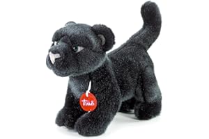Trudi Pantera Iris Pantera mascotte peluche, regalo di Natale e compleanno. | 12x19x26cm taglia S | Animali Esotici tropicali | modello 27561