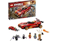 LEGO 71737 NINJAGO Legacy X-1 Ninja Charger Ninja Car Toy and Motorcycle with Cole Golden Figure