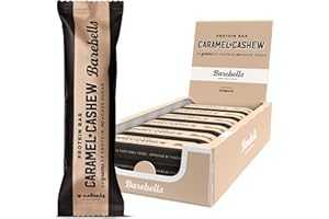 Barebells - Barritas Proteína - 20g Protein x Bar - Baja en azúcar - Baja en Calorías - Sin Aceite de Palma - Caramel Cashew (12 Barritas x 55g)