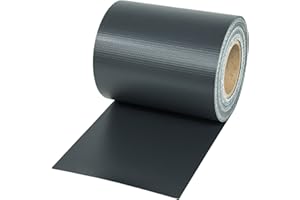 TecTake Rouleau 19cm Brise-Vue Pare-Vent pour clôture PVC + Comprend des Clips de Montage - diverses modèles - (35m | Anthracite | no. 401863)