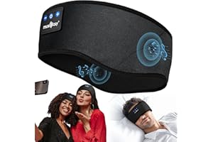 MUSICOZY Schlafkopfhörer Bluetooth 5.4, Bequem & Ultraleicht Stirnband kopfhörer zum Schlafen mit Hi-Fi Klang, 14h Laufzeit, Komfortable Schlaf Kopfhörer für Seitenschläfer, Reisen & Sport