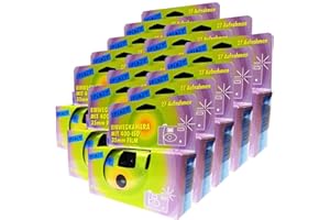 PHOTO PORST Lot de 15 appareils Photo jetables pour 27 Photos avec Flash