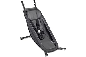 Croozer, Babysitz Mit Climatex® Materialgalaxy Black, Nanna Bag Kit For Trailer, Black, Unisex-Adult