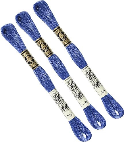 Fil à Broder Anchor Coton - Vert - 6 Brins, 8m - Pour Point De Croix Et Broderie Libre