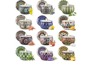 CREASHINE Soy Wax Candles Gifts for Women Set of 12 Womens Gifts for Birthday Scented Candles Multipack Perfumed Candle Thank You Gift for Teacher/Staff/Colleagues/Family