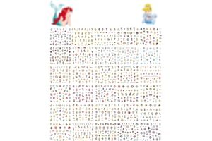 SCJJZ autoadherentes para uñas,30 Hojas Niñas Lindas Pegatinas Para Uñas,Autoadesiva Nail Art Stickers Decoración,Nail Stickers 3D, para DIY Uñas