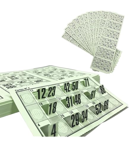 Cartones de bingo para tachar, cartones de bingo Cartones de bingo para tachar, cartones de bingo
