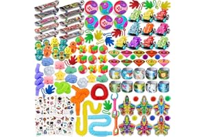 nicknack 120PCS Party Bag Fillers Unisex Kids Classroom Prizes Rewards Goodie Loot Bag Fillers Party Favour Toy Assortment for Boys Girls Gifts