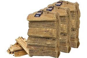 Ecoblaze Kiln-Dried Hardwood Logs 20L – 3 Net | Ready to Burn Firewood Under 20% Moisture | Ideal for Wood Burners, Fire Pits, Pizza Ovens, Campfires & Open Fires | Eco Fuel