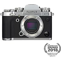 Fujifilm X-T3 26.1 MP Mirrorless Camera Body (APS-C X-Trans CMOS 4 Sensor, X-Processor 4, EVF, 3" Tilt Touchscreen, Fast & Accurate AF, Face/Eye AF, 4K/60P Video, Film Simulation Mode) - Silver