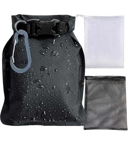 Portasapone Da Viaggio Impermeabile - Borsetta Con Moschettone Per Campeggio - Foto 6