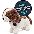 Fuzzl Charlie the King Charles Spaniel Plush Dog Toy and Puppy Toys - Interactive Dog Toys with Squeaker and Durable Stitching for Small and Large Dogs Squeaky Dog Toys