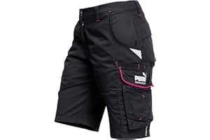 PUMA Workwear Precision X Arbeitsshorts - Kurze Arbeitshose Damen - Robustes, Flexibles Material - Cargohose mit vielen Taschen - Bequeme Passform - Ideal für Handwerk Heimwerk und Baugewerbe