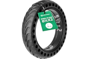 MOOVMOOV - 1 Pneu plein Increvable MPK85 pour Trottinette électrique - Compatible Xiaomi (M365 - Pro - Pro 2- Essential - Light - 1S - Mi 3) - Pneu Anti crevaison pour roue 8,5 pouces