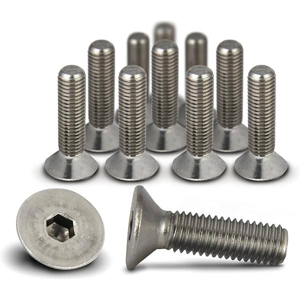 Senkkopfschrauben M10 X 50 DIN 7991 mit Innensechskant (ISK 