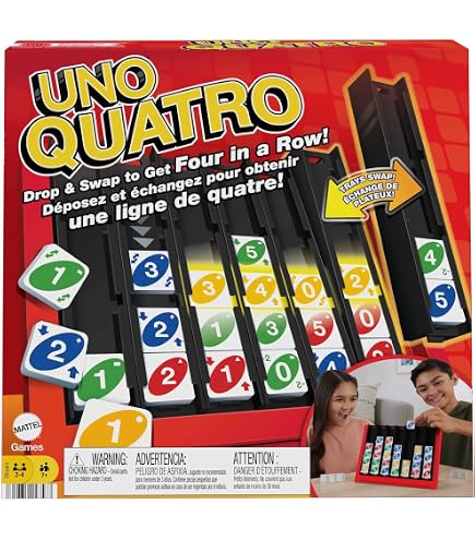Uno Flip De Mattel | Versión Con Dos Barajas, Giro De Cartas, Multicolor, Para 2-10 Jugadores
