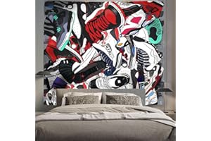 HOLAVIDA Arazzo da Parete Poster Sneaker, Arazzo da Appendere, Decorazioni per Feste per Ragazzi Cool, Ragazzi Teenager, Bambini, Camera e Soggiorno, 150cmx130cm