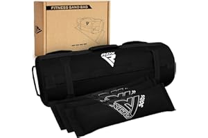 RDX Fitness Sacs de Sable, Sac de Poids Lourd pour la Musculation, Sacs l'haltérophilie de Fitness, la Musculation, l'haltérophilie, la Gym, Les entraînements à Domicile pour Hommes et Femmes