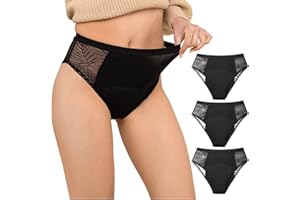 ‎ZENAPHYR ZENAPHYR Perioden Unterwäsche Höschen mit Hocher Bio-Baumwolle - Saugfähige Menstruationsunterwäsche - Hygienische, waschbare Periodenunterschwäsche (S)