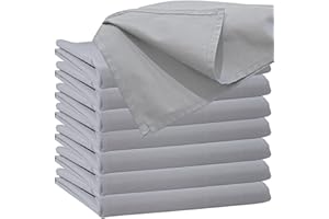 NURTEXTIL24 Glatte Bettlaken ohne Gummizug Bettlaken 90 x 200 cm Grau Uni Baumwolle Einfache Klassische Hotel Bettücher ohne Spanngummi Laken Leintuch Haushaltstuch Doppelbett Singles Einzelbett