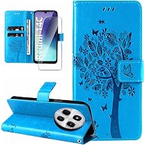 Haninsuze Cover per Xiaomi Redmi 14C / Poco C75 Custodia Cover Pelle Libro Portafoglio con Porta Carte Magnetica Protezione Antiurto Cuoio Flip Case Custodia, Farfalla