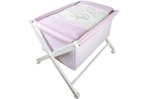 Vestidura Minicuna Oso Luna - MODIN - (ROSA)