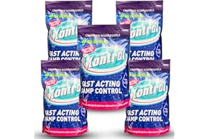 5 x Kontrol Damp Krystals 2.5Kilo Refill Bag No Scent Damp Moisture Trap (Lavender)