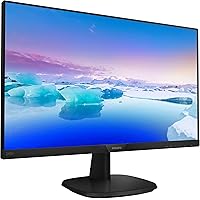 Philips 243V7QDSB Monitor 24" LED IPS FHD, 4 ms, 3 Side Frameless, Low Blue, Flicker Free, HDMI, VGA, Attacco VESA, Nero