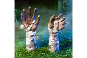 JOYIN Zombie armpinnar – Halloween gård markbrytare för utomhusdekorationer