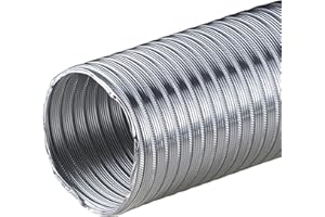 MKK Alu-FLEX-tubo 2,60 m Flex tubo Ø 75 mm 75 mm alluminio tubo flessibile in alluminio tubo alluminio Aluflexrohr Aluflex al calore AF