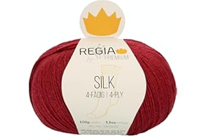 Schachenmayr Regia Premium Silk, 100G rose red Handstrickgarne