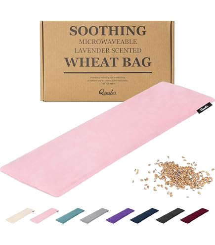 Cuscino Termico Microonde (25x25 cm) - Terapia Naturale per lo Stress e i Dolori Muscolari - Uso Caldo o