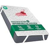 Protector de Colch&oacute;n Impermeable Viscosa con Bandas El&aacute;sticas 180x200x30 cm