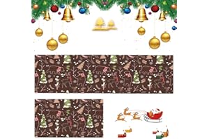 COSIESNEST Świąteczne maty kuchenne na podłogę, dywaniki kuchenne, antypoślizgowe, zmywalne, okrzemkowe, miękkie maty kuchenne, amortyzowane, odporne na zmęczenie, mata podłogowa, do dekoracji kuchni, dekoracji