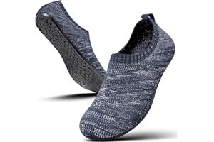 Sosenfer Chaussures Homme Femme Maison Pantoufle pour Intérieur Semelle Antidérapante Slip-on Slippers Unisex