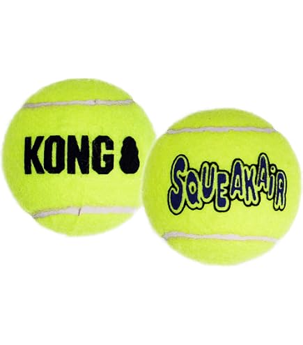 6er Set Valentinstag Hundespielzeug – Quietschende Tennisbälle 6,3 Cm, Plüsch Mit Kautschukkern