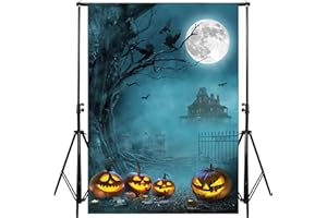 JOYIN Halloween Backdrop and Studio Props 5x7 ft for Theme Party Photography Decoration, Photo Studio, Tablecloth, Wallpaper, Curtain, Resistant Fleece-Like Cloth Fabric