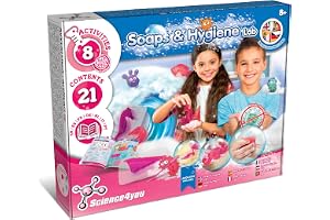 Science4you Tvållabbet - tillverkningssats för barn, gör det med detta pedagogiska vetenskapskit - vetenskapliga experiment o