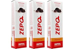 Zotal Zepo® Zepocol Trampas de Pegamento para Cazar Ratones (Pack 3 Unidades)