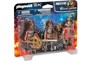 PLAYMOBIL Novelmore 70762 3er Set Burnham Raiders, Ab 4 Jahren