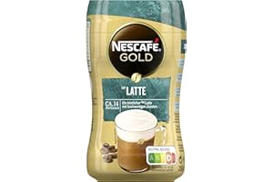 NESCAFÉ GOLD Typ Latte, Getränkepulver aus löslichem Bohnenkaffee, kräftiger Geschmack & intensives Aroma, koffeinhaltig, 1er Pack (1 x 250g)