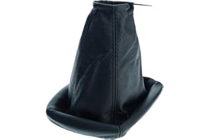 L & P Car Design L&P A0006 Schaltsack Schaltmanschette 100% Echtleder Leder Schwarz Ersatzteil für Zafira A