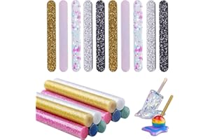 LET'S RESIN 20pcs Resin Sticks, 10pcs Ice Pop Sticks 10pcs Candy Sticks, Compatible with Melted Ice Lolly Resin Epoxy Molds