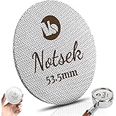 NOTSEK Puck Screen 54mm, Espresso Puck Screen for 54mm Portafilter, with Acrylic Storage Box, Resuable 1.7mm Thickness 150μm,