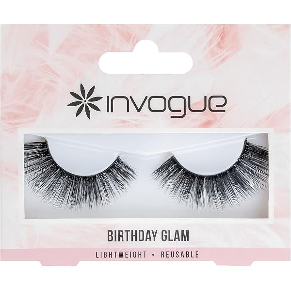 Invogue Lash Vault – Girl Next Door Wimpern-Set, 3 Paar Wispy Volumen-Wimpern, Wiederverwendbar